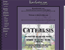 Tablet Screenshot of knoxgothic.com